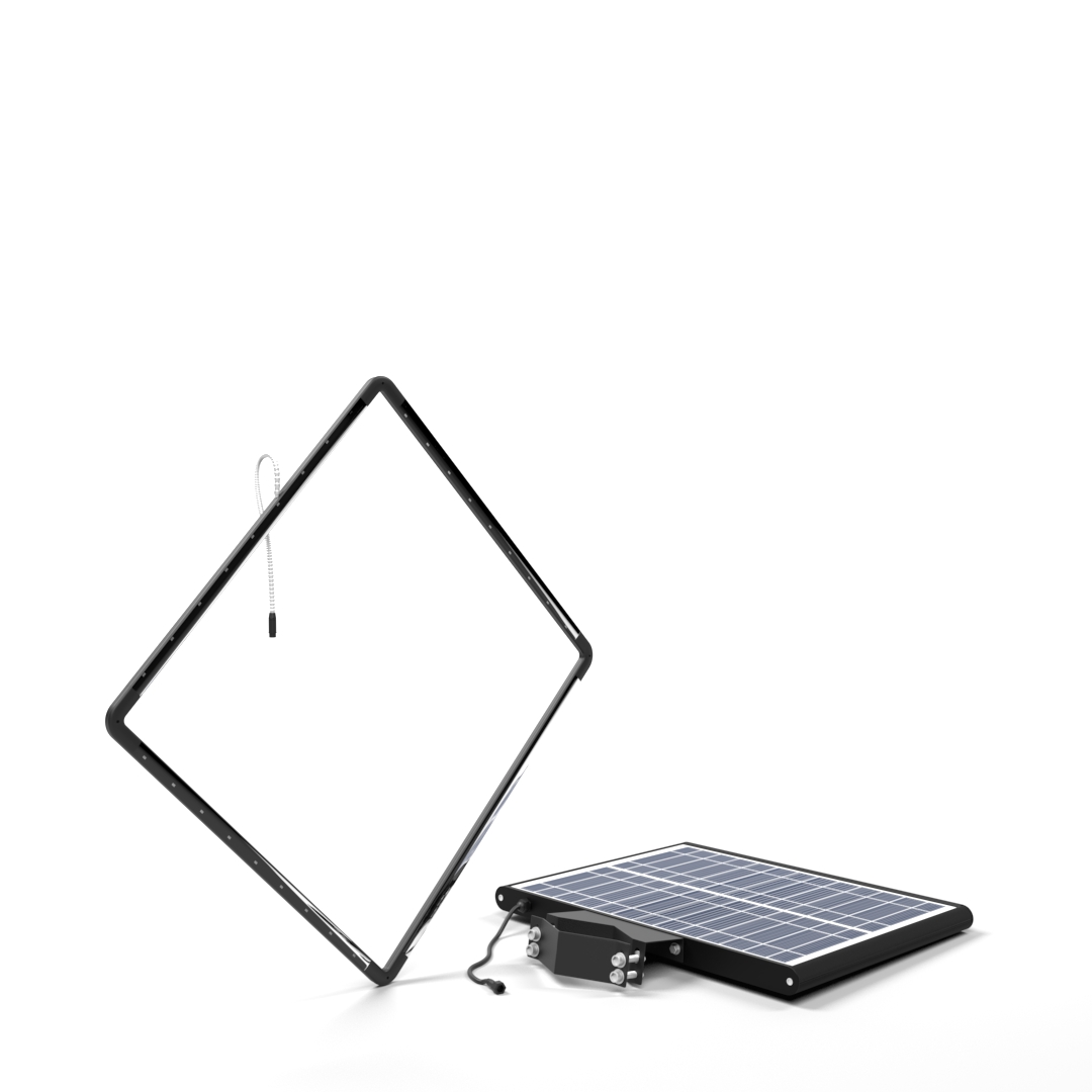 36" Solar Flashing LED Diamond Retrofit Kit
